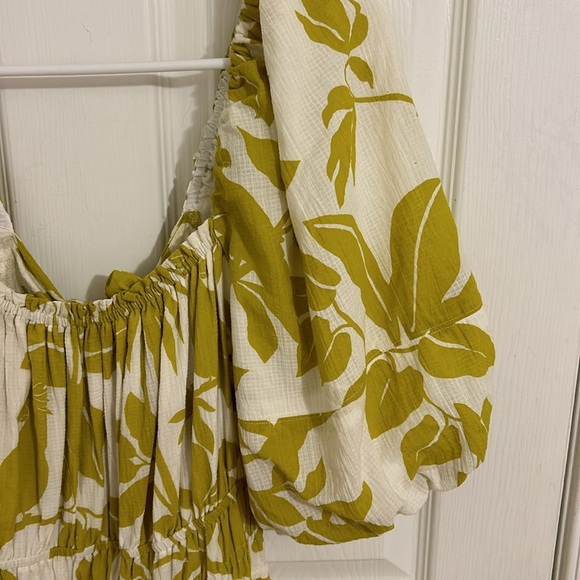 Anthropologie Maeve Feliciana Tropical Floral Mini Open Back Dress New Size XL - Picture 9 of 13